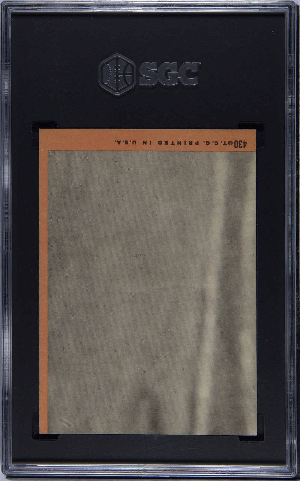 1969 Topps Johnny Bench All-star #430 SGC 4.5 - Back