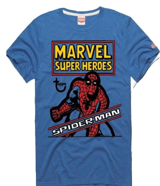 Topps Spider-Man Blue Tee By Homage