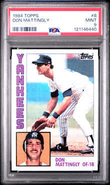 1984 Topps #8 Don Mattingly PSA 9
