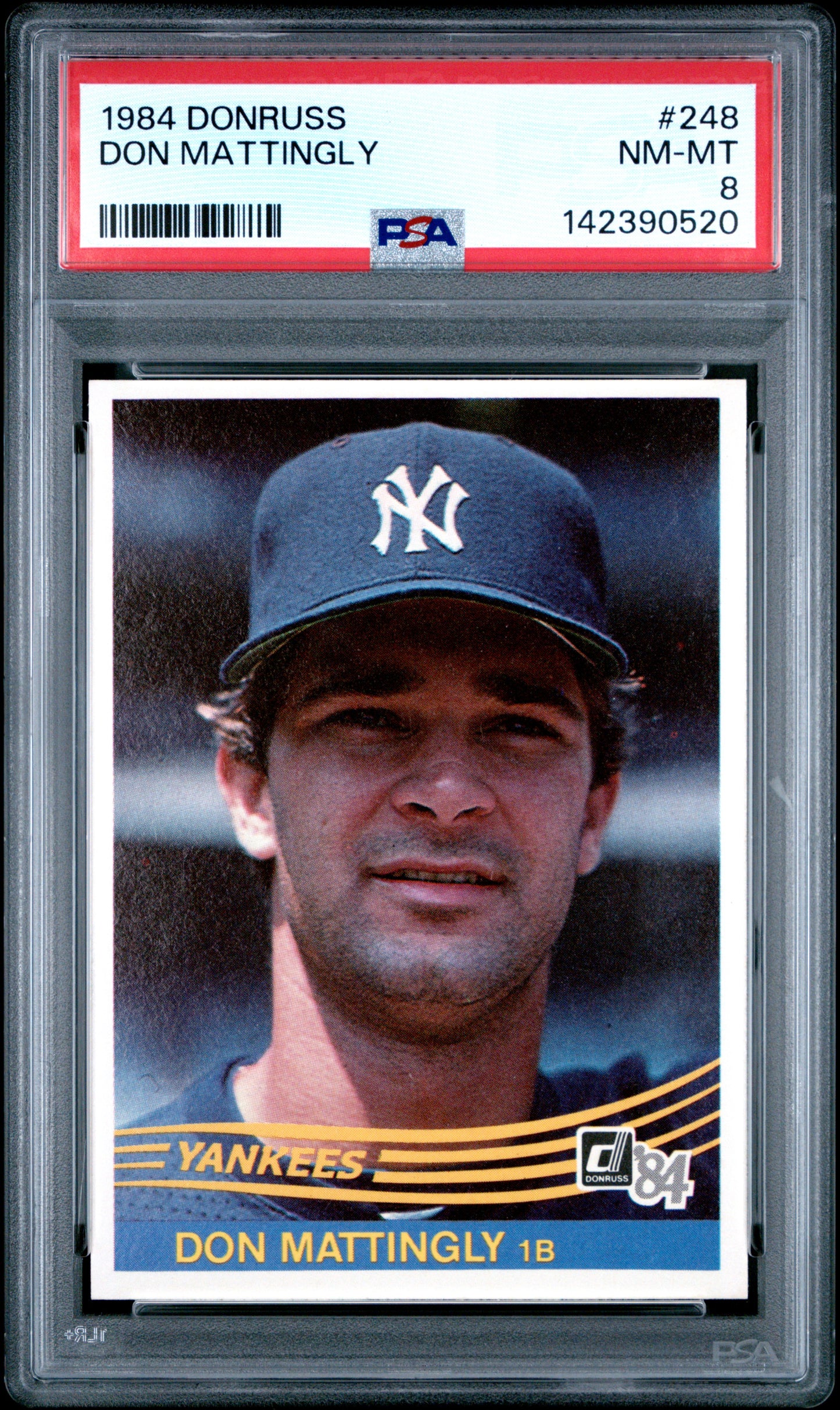 1984 Donruss Don Mattingly #248 PSA 8