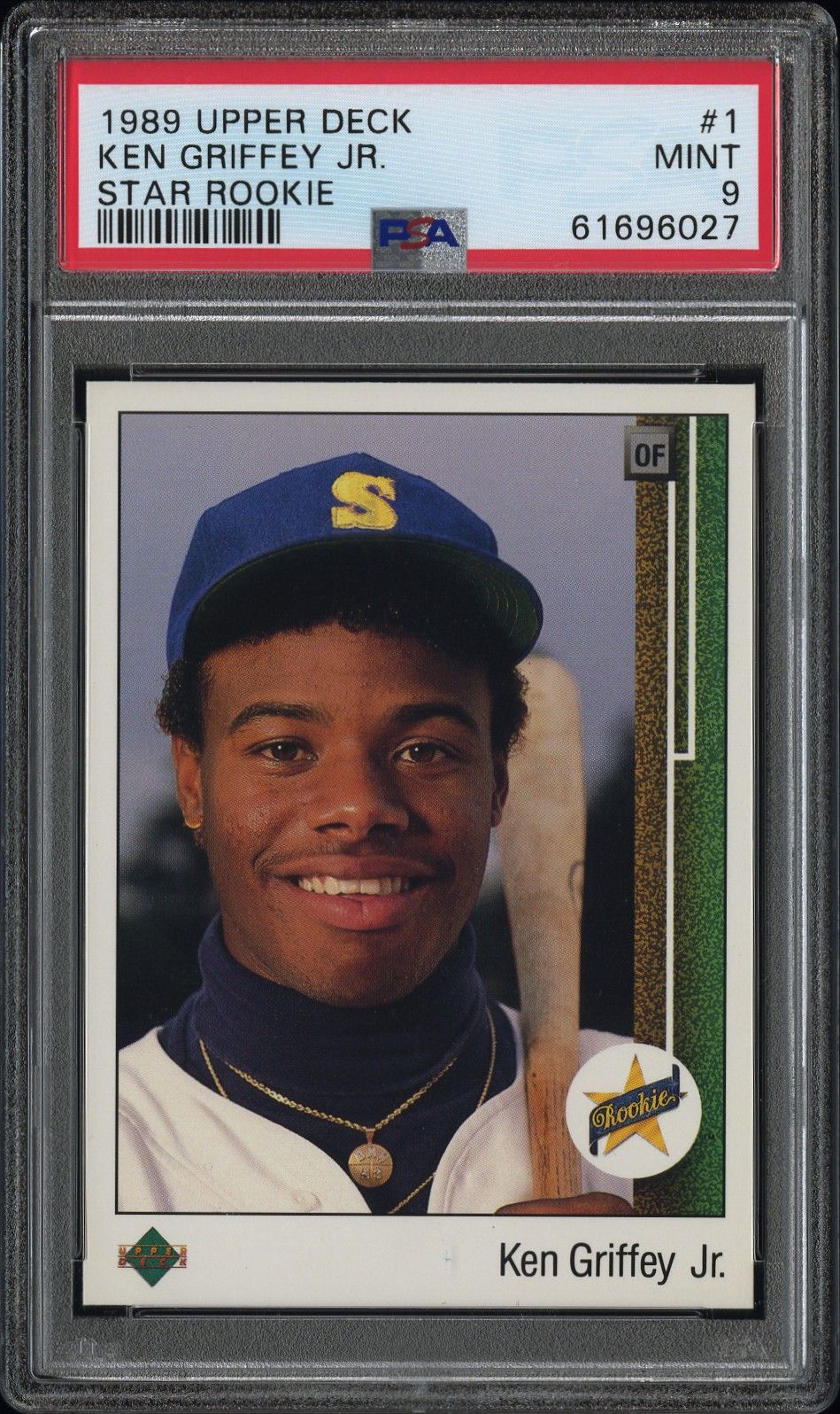 1989 Upper Deck #1 Ken Griffey Jr. Star Rookie PSA 9
