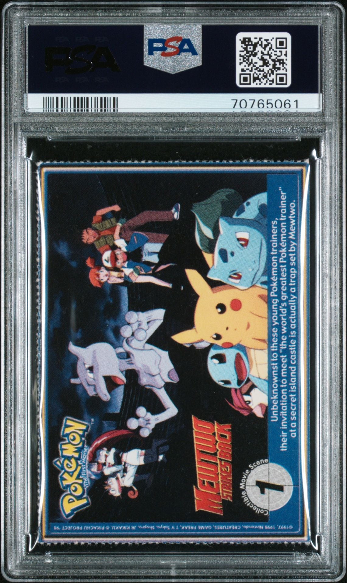 1999 Pokemon Burger King Charizard Perforated #6 PSA 9