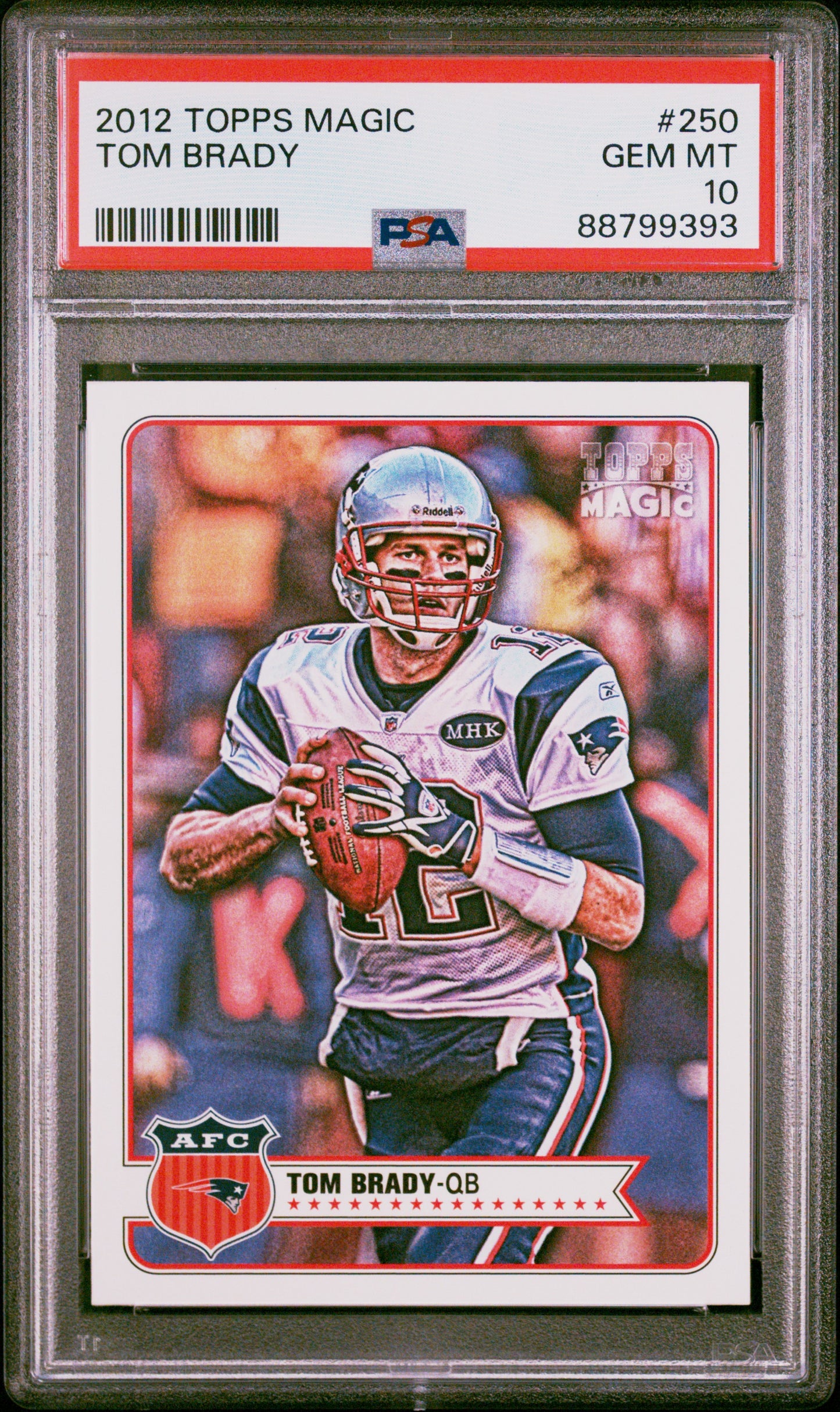 2012 Topps Magic Tom Brady #250 PSA 10