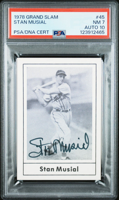 1978 Grand Slam #45 Stan Musial PSA 7