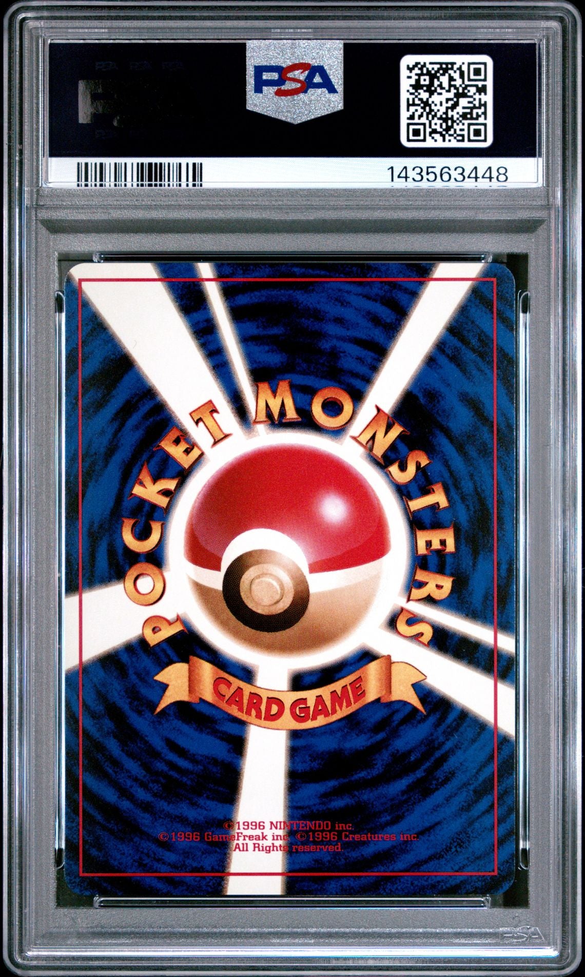 1997 Pokemon Japanese Rocket #8 Dark Wartortle PSA 10