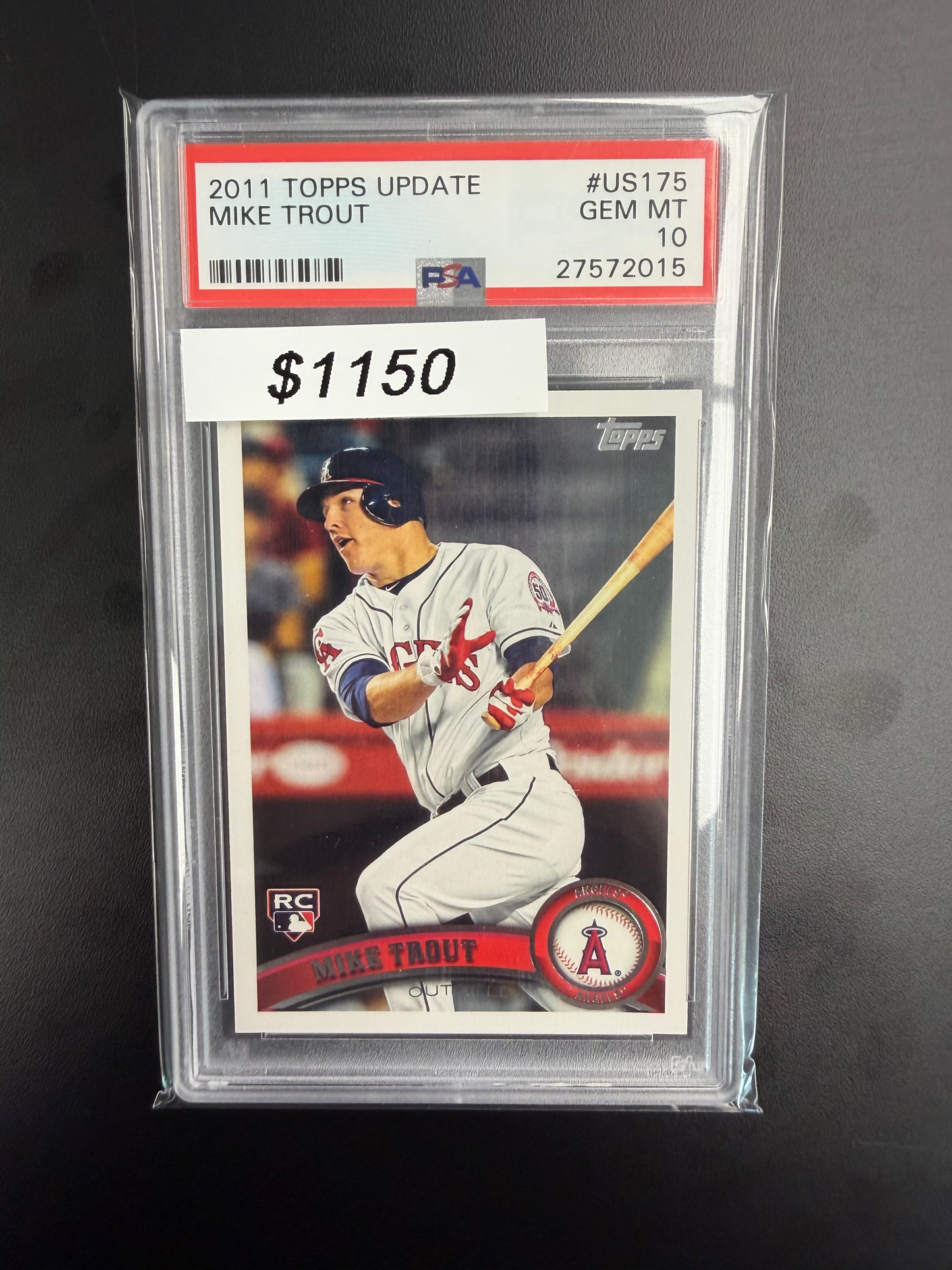 2011 Topps Update #US175 Mike Trout PSA 10
