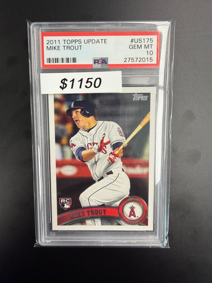 2011 Topps Update #US175 Mike Trout PSA 10