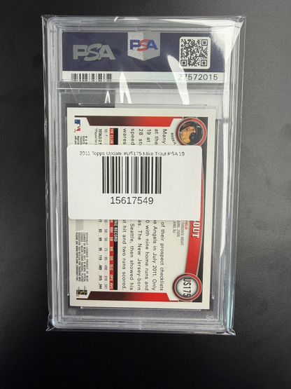 2011 Topps Update #US175 Mike Trout PSA 10