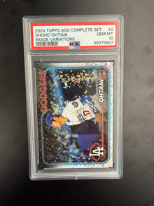 2024 Topps All-Star Game Complete Set Image Variations Shohei Ohtani #2 PSA 10