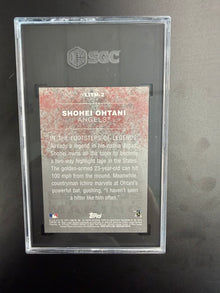 2018 Topps Shohei Ohtani legends of the making black #LITM-2 SGC 10