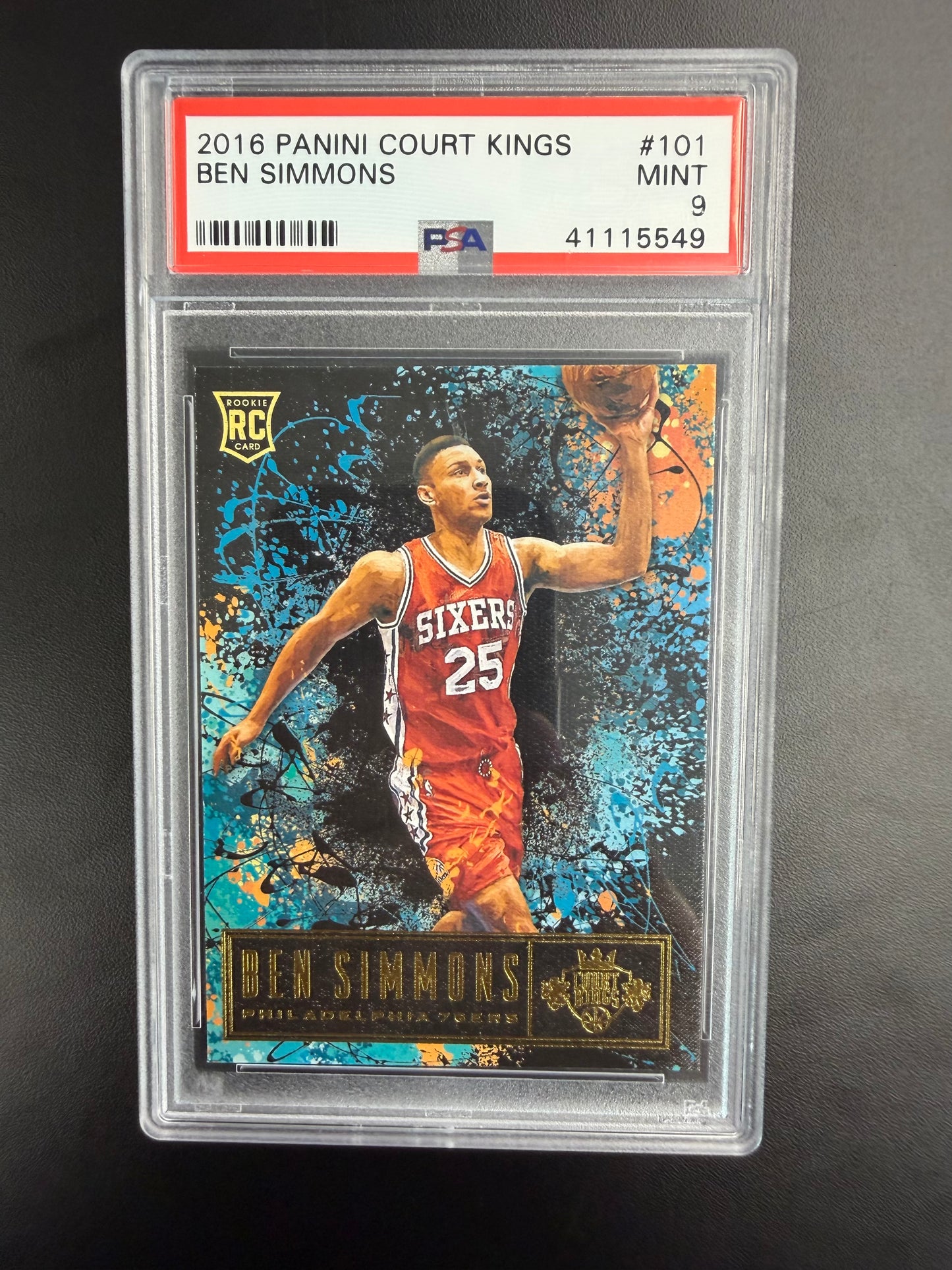 2016 Panini Court Kings #101 Ben Simmons PSA 9