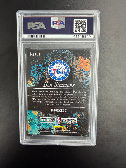 2016 Panini Court Kings #101 Ben Simmons PSA 9