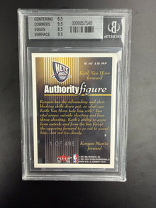 2000-01 Fleer Authority Authority Figures Kenyon Martin Keith Van Horn BGS 8.5