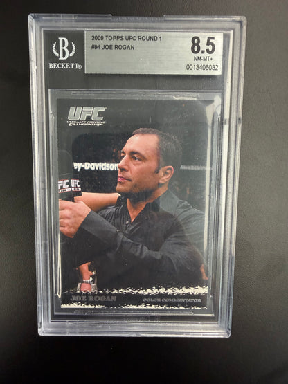 2009 Topps UFC Round 1 Joe Rogan BGS 8.5