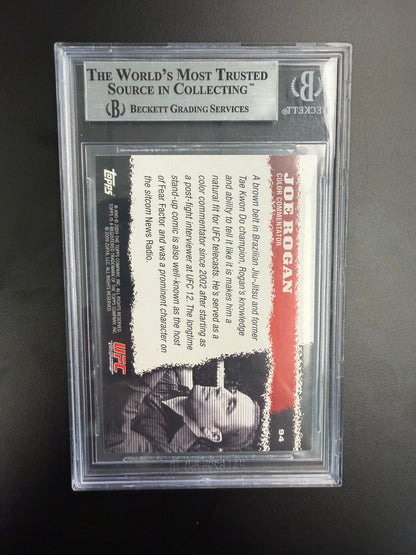 2009 Topps UFC Round 1 Joe Rogan BGS 8.5
