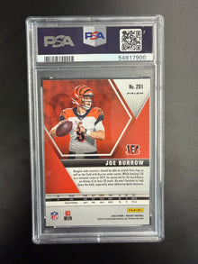2020 PANINI MOSAIC JOE BURROW REACTIVE ORANGE #201 PSA 10