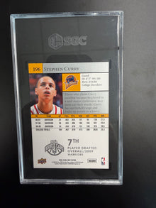 2009 Upper Deck First Edition Stephen Curry #196 SGC 9.5