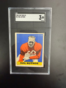 1948 Leaf Gum Co. Mal Kutner #14 SGC 3