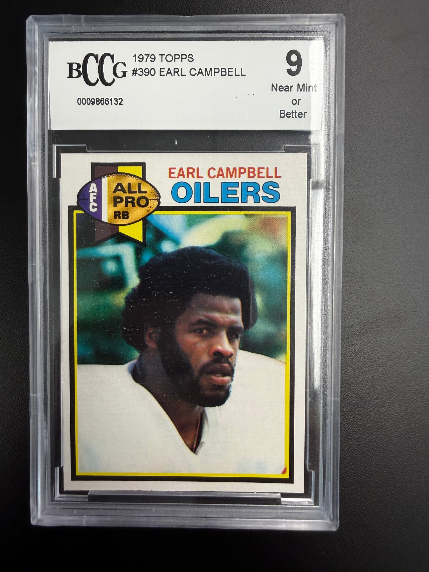 1979 Topps #390 Earl Campbell BGS 9