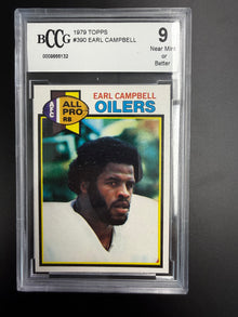 1979 Topps #390 Earl Campbell BGS 9