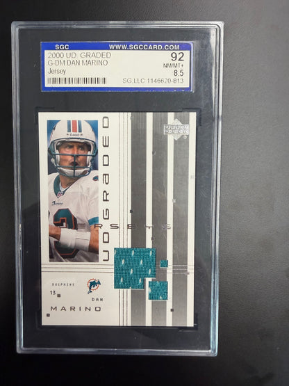 2000 UD Graded G-DM Dan Marino Jersey SGC 8.5