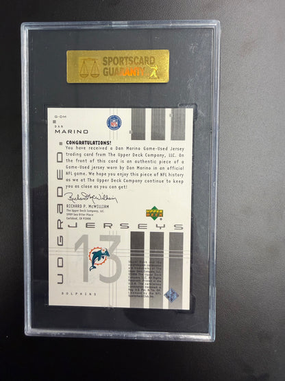 2000 UD Graded G-DM Dan Marino Jersey SGC 8.5