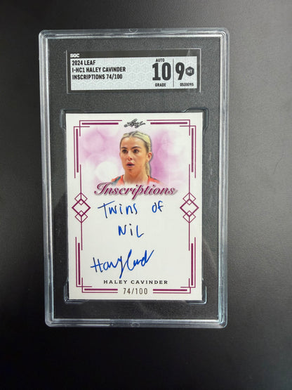 2024 Leaf I-HC1 Haley Cavinder Inscriptions SGC 10/9