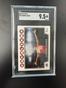 2008-09 Topps LeBron James #23 SGC 9.5