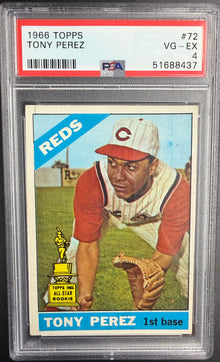 1966 TOPPS TONY PEREZ #72 PSA 4