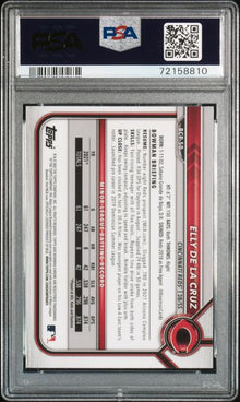 2022 BOWMAN MEGA BOX CHROME ELLY DE LA CRUZ CHROME #50 PSA 8
