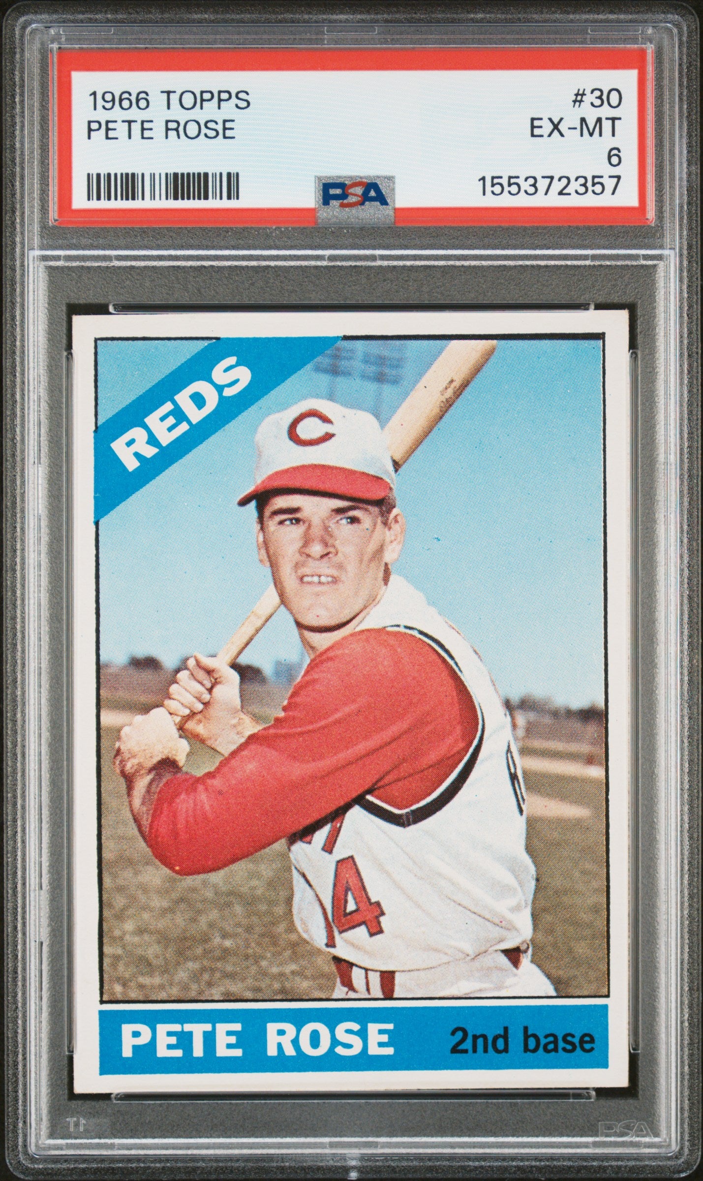 1966 Topps Pete Rose #30 PSA 6