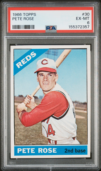 1966 Topps Pete Rose #30 PSA 6