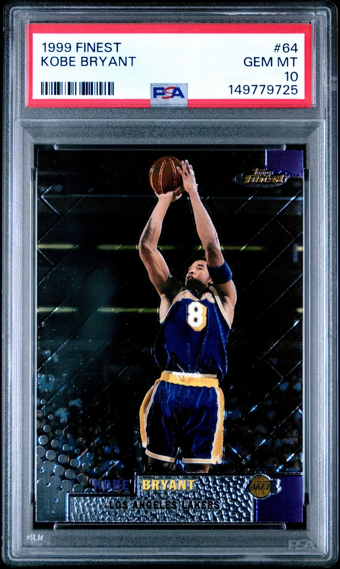 1999 Finest #64 Kobe Bryant PSA 10