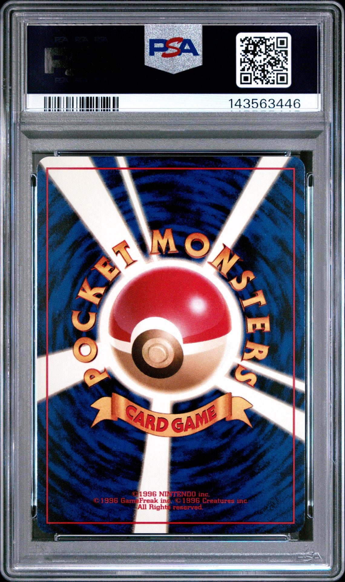 1998 Pokemon Japanese Gym #61 Misty's Poliwhirl PSA 10