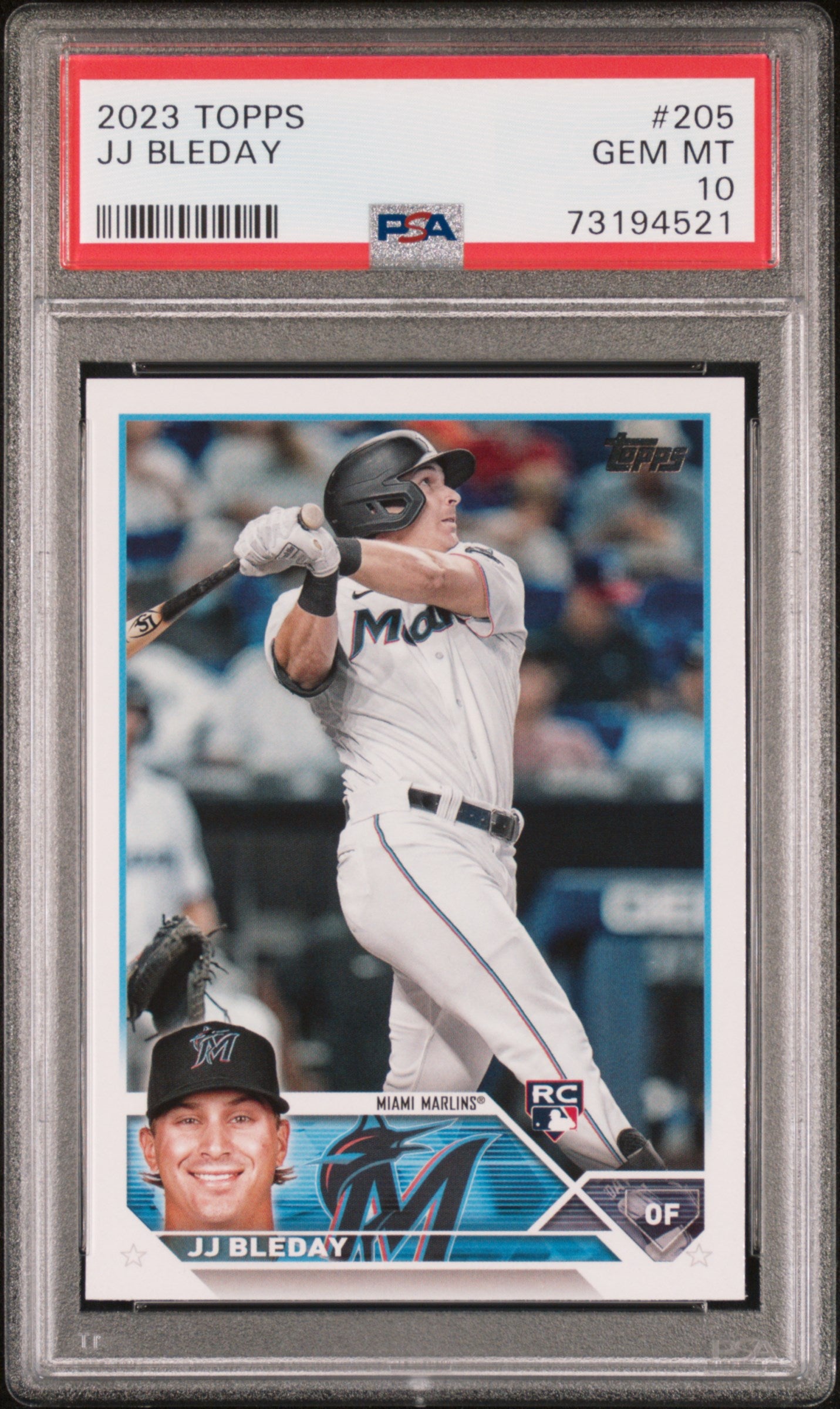 2023 Topps Jj Bleday #205 PSA 10