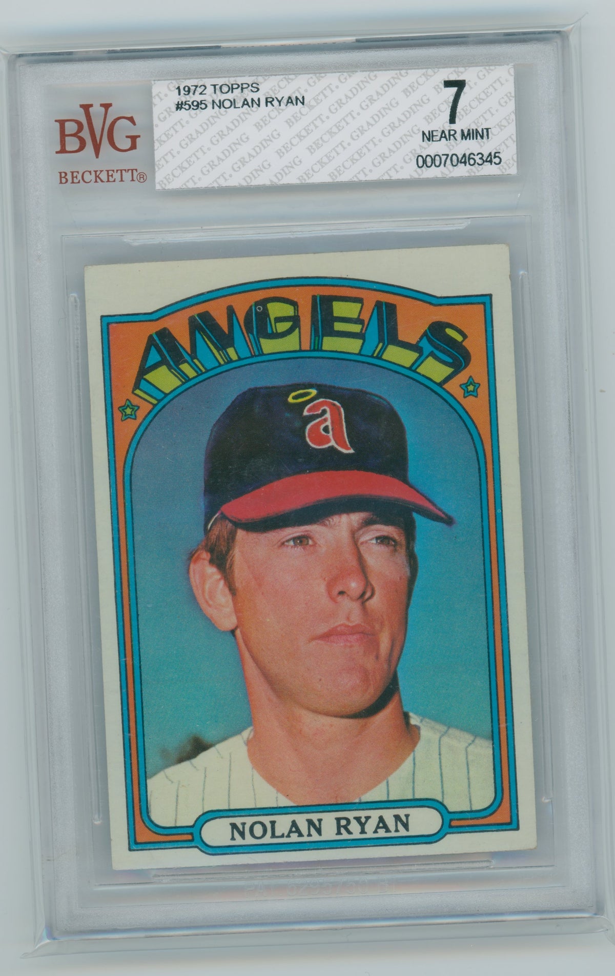 1972 Topps Nolan ryan #595 BGS 7