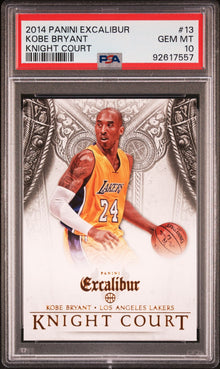 2014 Panini Excalibur Knight Court #13 Kobe Bryant PSA 10