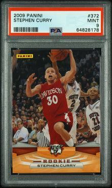 2009 Panini #372 Stephen Curry PSA 9