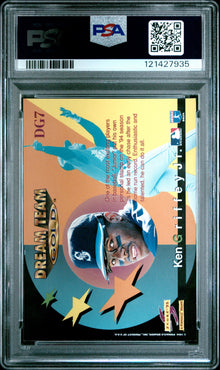 1995 SCORE DREAM TEAM GOLD KEN GRIFFEY JR. DREAM TEAM GOLD #DG7 PSA 8.5 - Back