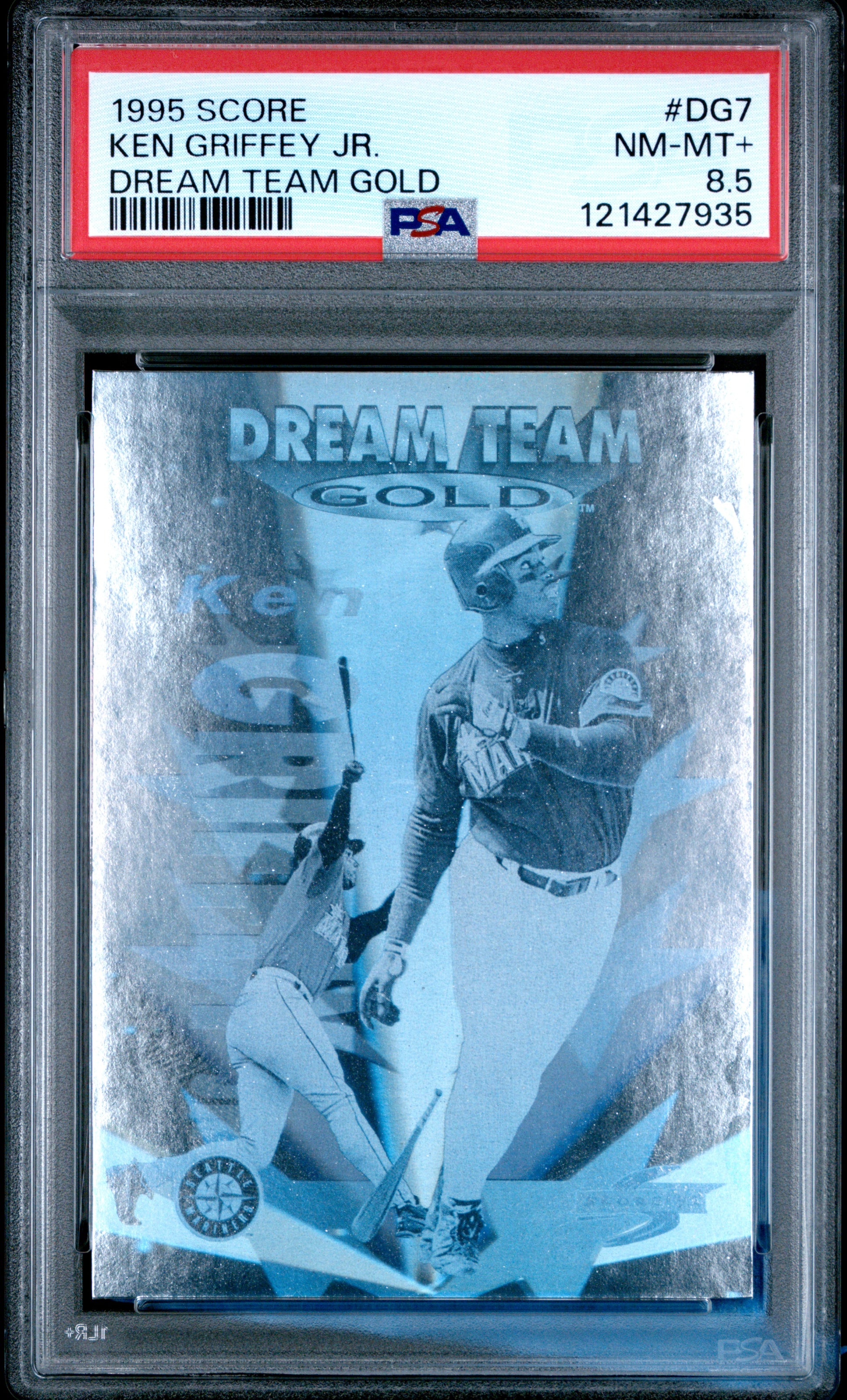 1995 SCORE DREAM TEAM GOLD KEN GRIFFEY JR. DREAM TEAM GOLD #DG7 PSA 8.5 - Front