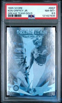 1995 SCORE DREAM TEAM GOLD KEN GRIFFEY JR. DREAM TEAM GOLD #DG7 PSA 8.5 - Front