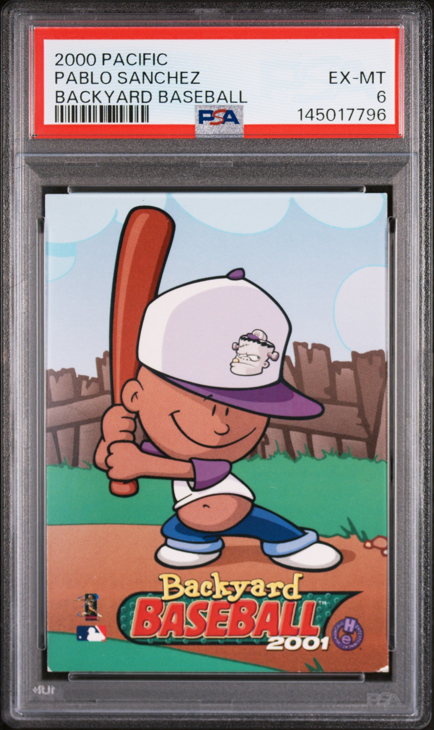 2000 PACIFIC BACKYARD BASEBALL PABLO SANCHEZ BACKYARD BASEBALL PSA 6 - Front