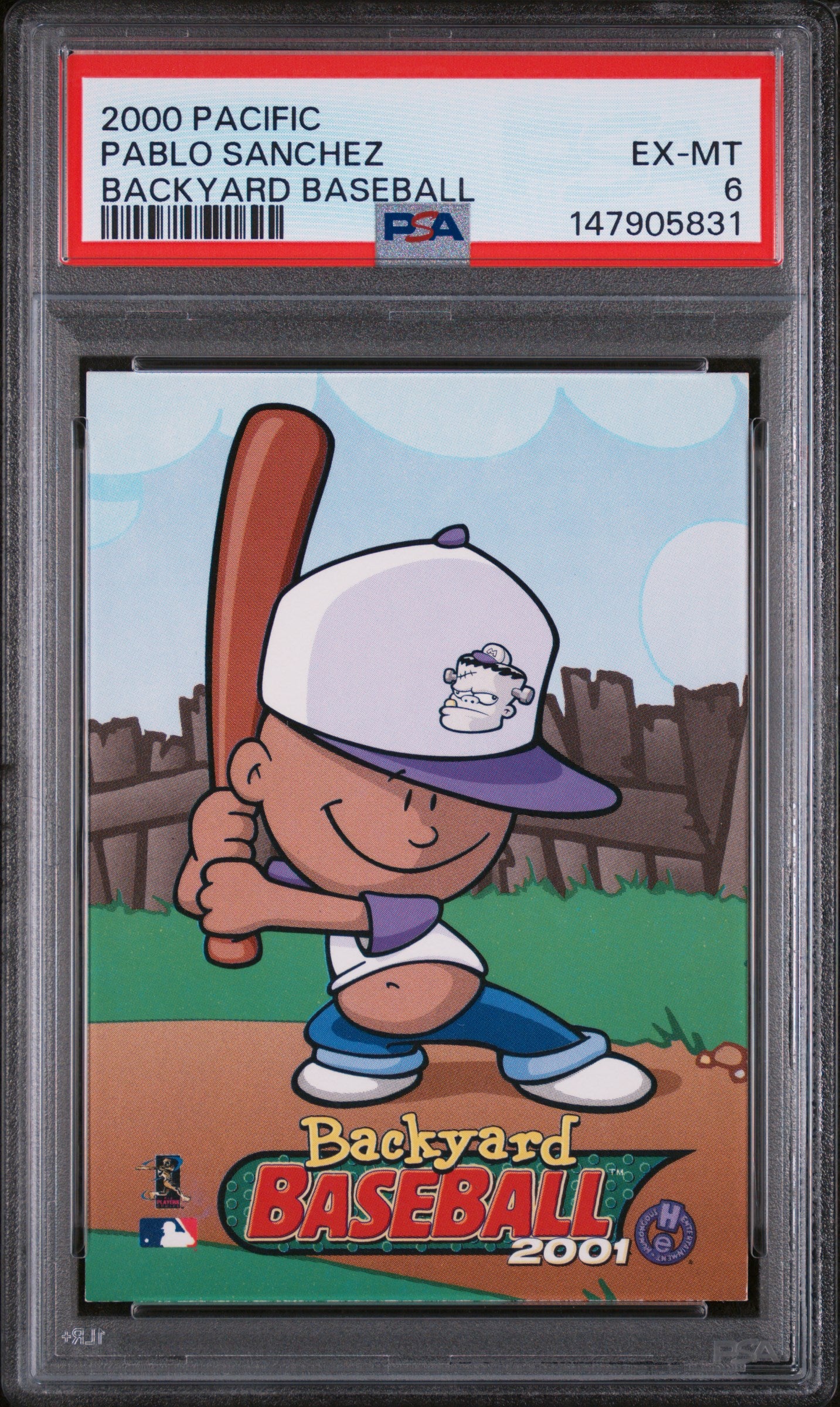 2000 PACIFIC BACKYARD BASEBALL PABLO SANCHEZ BACKYARD BASEBALL PSA 6 - Front