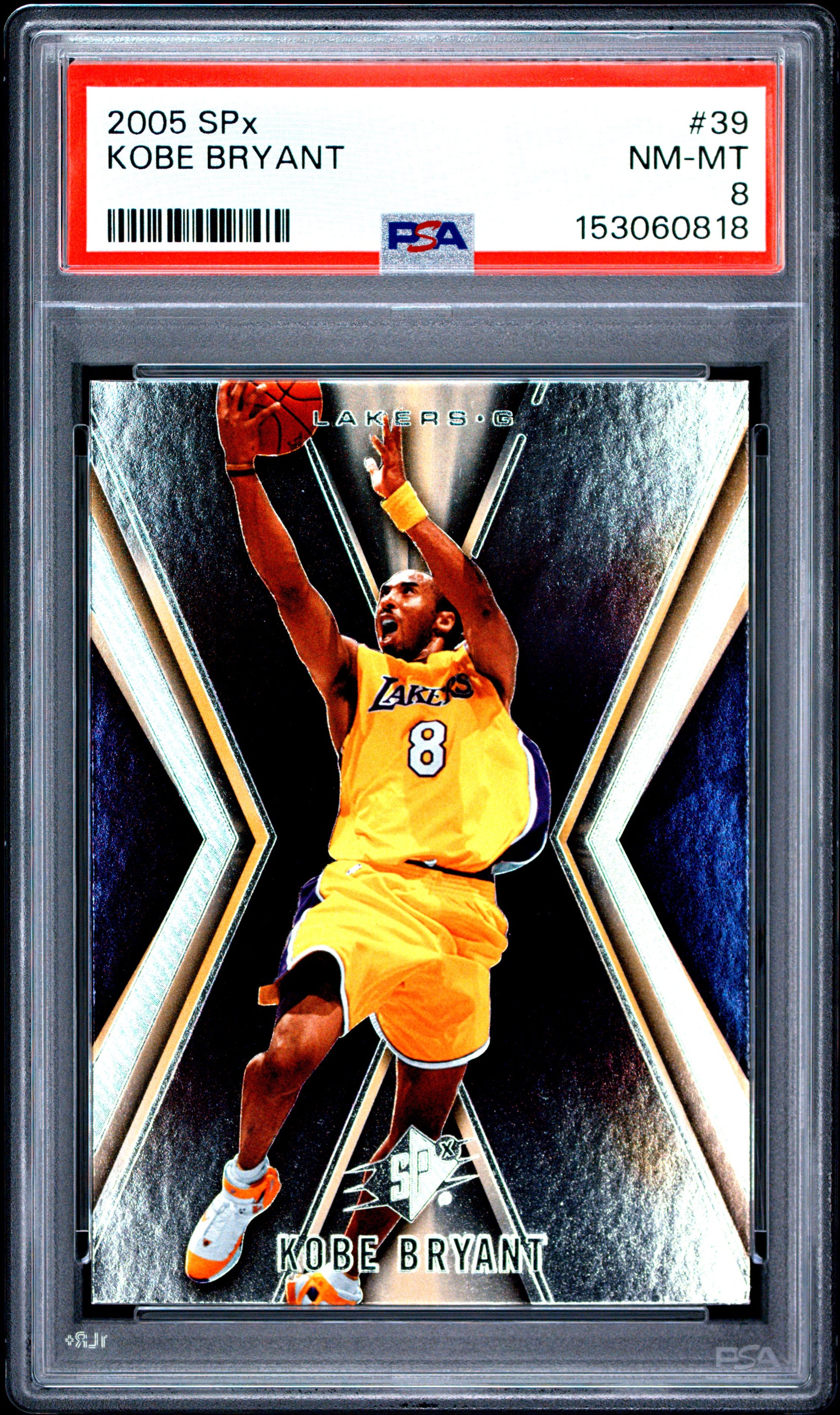 2005 SPx KOBE BRYANT #39 PSA 8 - Front