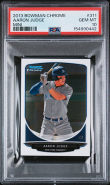 2013 BOWMAN CHROME MINI AARON JUDGE MINI #311 PSA 10 - Front