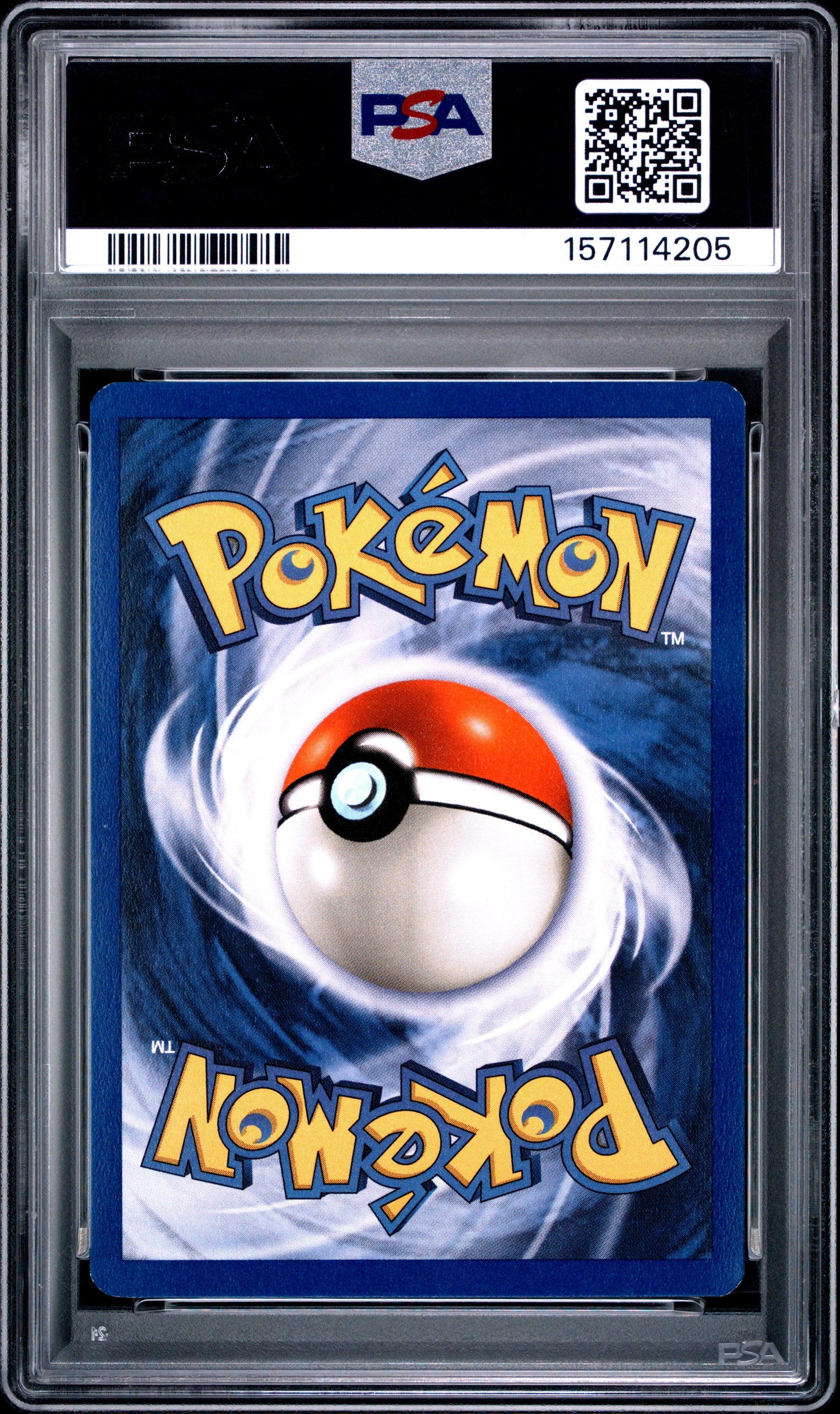 1999 POKEMON GAME PIKACHU YLW.CHEEKS-SHADOWLESS #58 PSA 6 - Back