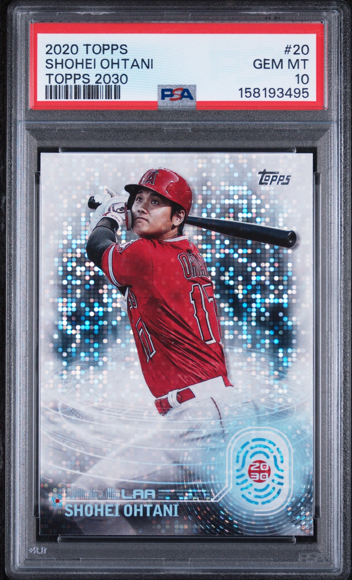 2020 TOPPS TOPPS 2030 SHOHEI OHTANI TOPPS 2030 #20 PSA 10 - Front