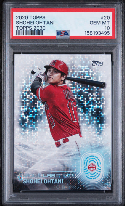 2020 TOPPS TOPPS 2030 SHOHEI OHTANI TOPPS 2030 #20 PSA 10 - Front