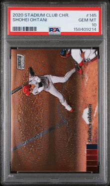 2020 STADIUM CLUB CHROME SHOHEI OHTANI #145 PSA 10 - Front