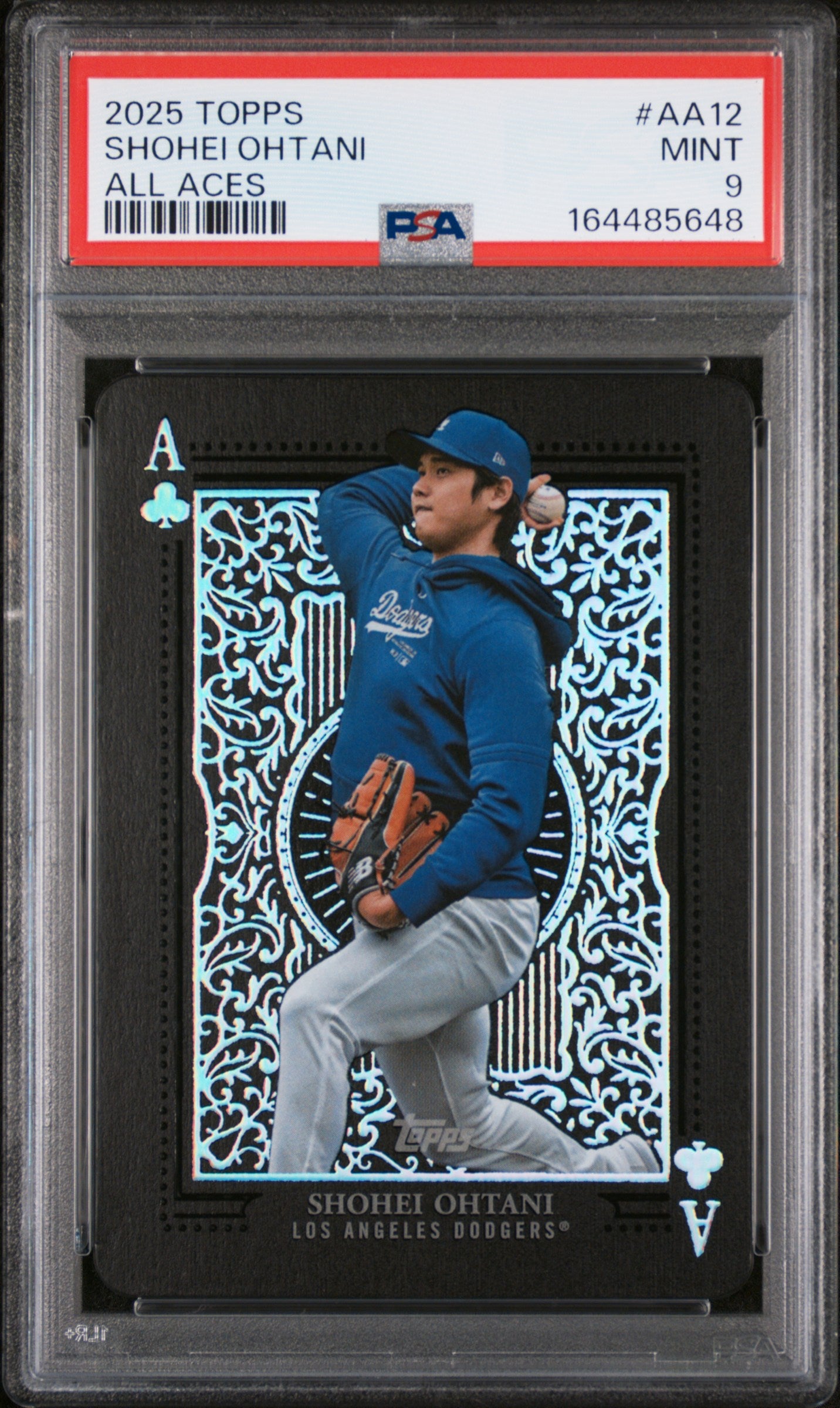2025 TOPPS ALL ACES SHOHEI OHTANI #AA12 PSA 9 - Front